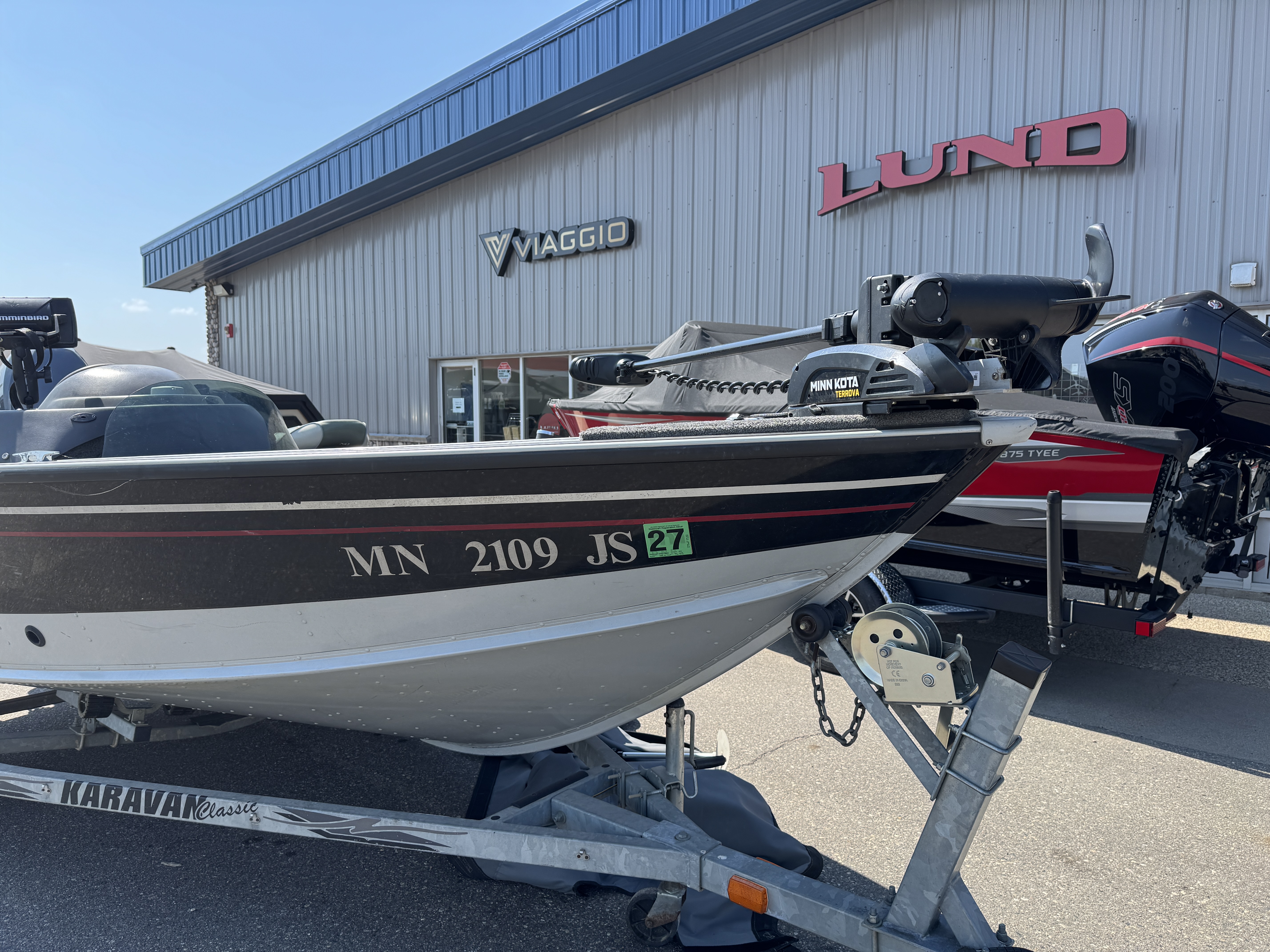 2003 LUND 1700 ANGLER SS BOAT