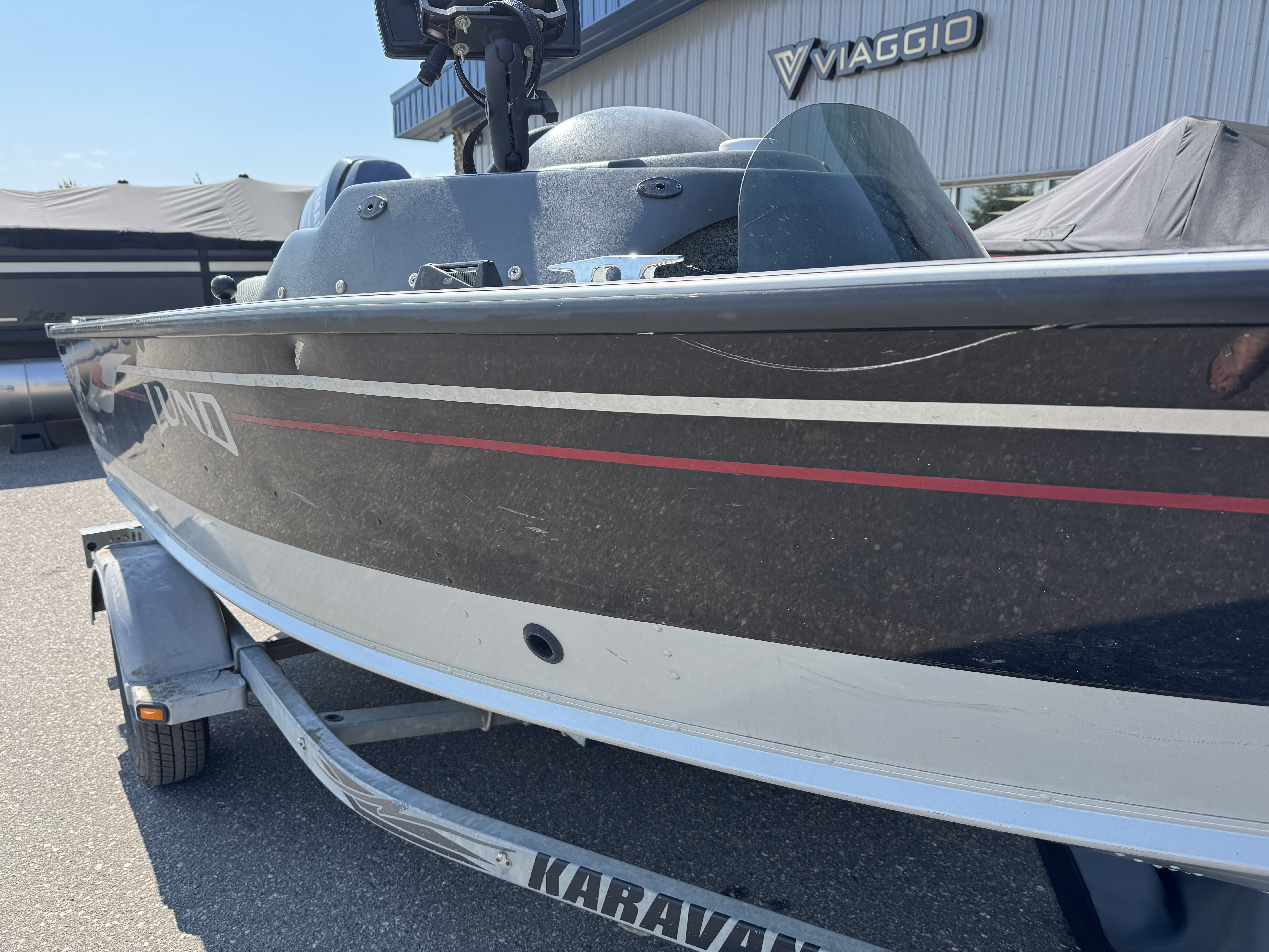 2003 LUND 1700 ANGLER SS BOAT