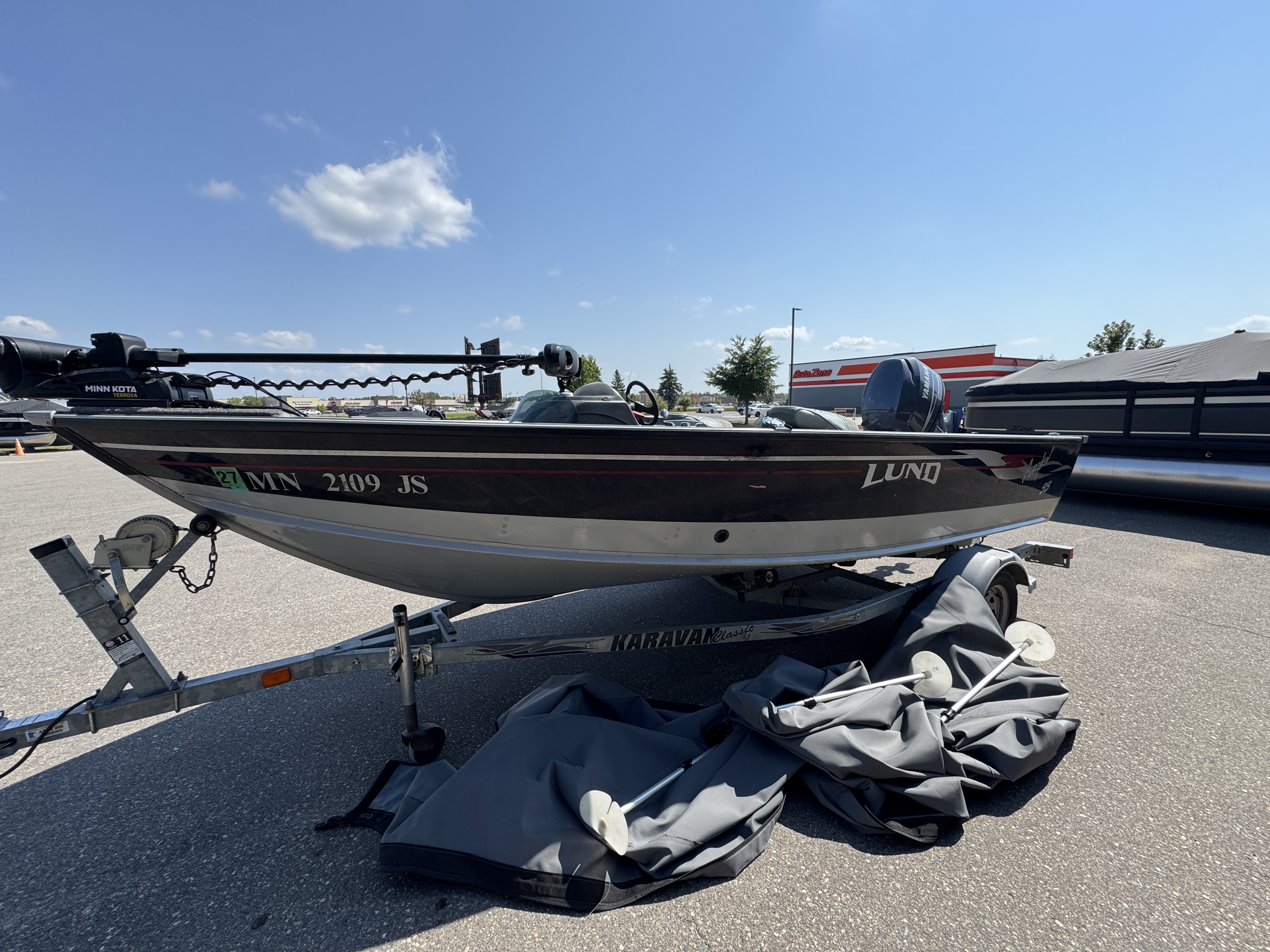 2003 LUND 1700 ANGLER SS BOAT